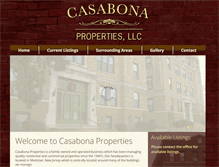 Tablet Screenshot of casabonaproperties.com